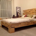 Options de conception de lits doubles en bois massif