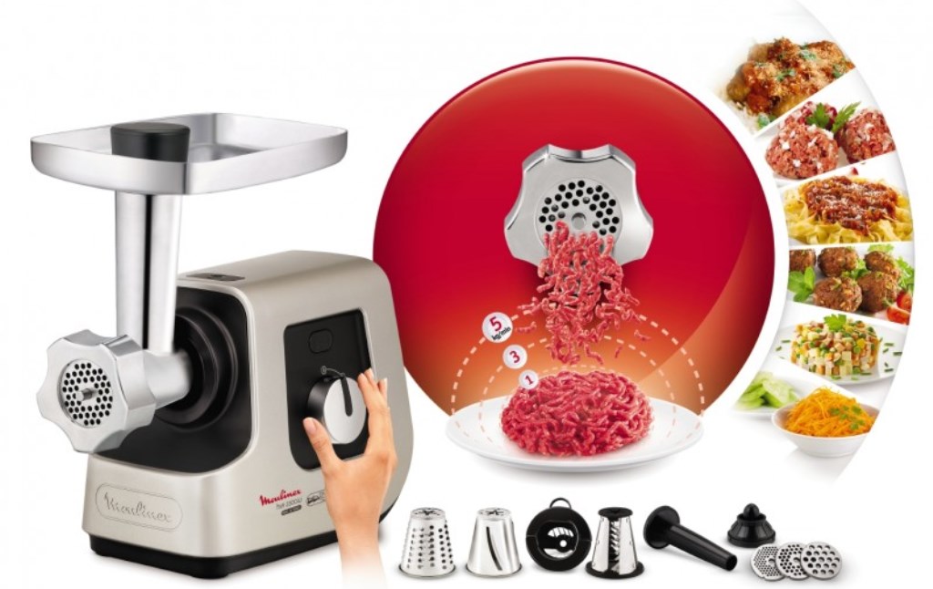 Moedor de carne elétrico Moulinex HV9 ME740H30