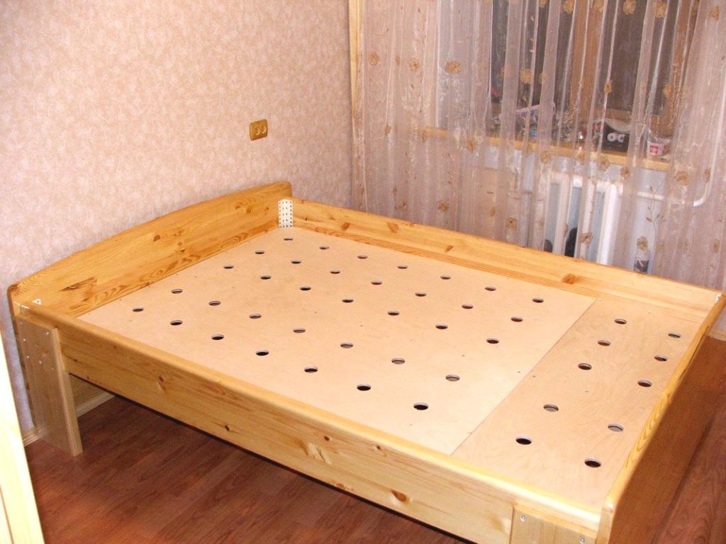 support pour le matelas