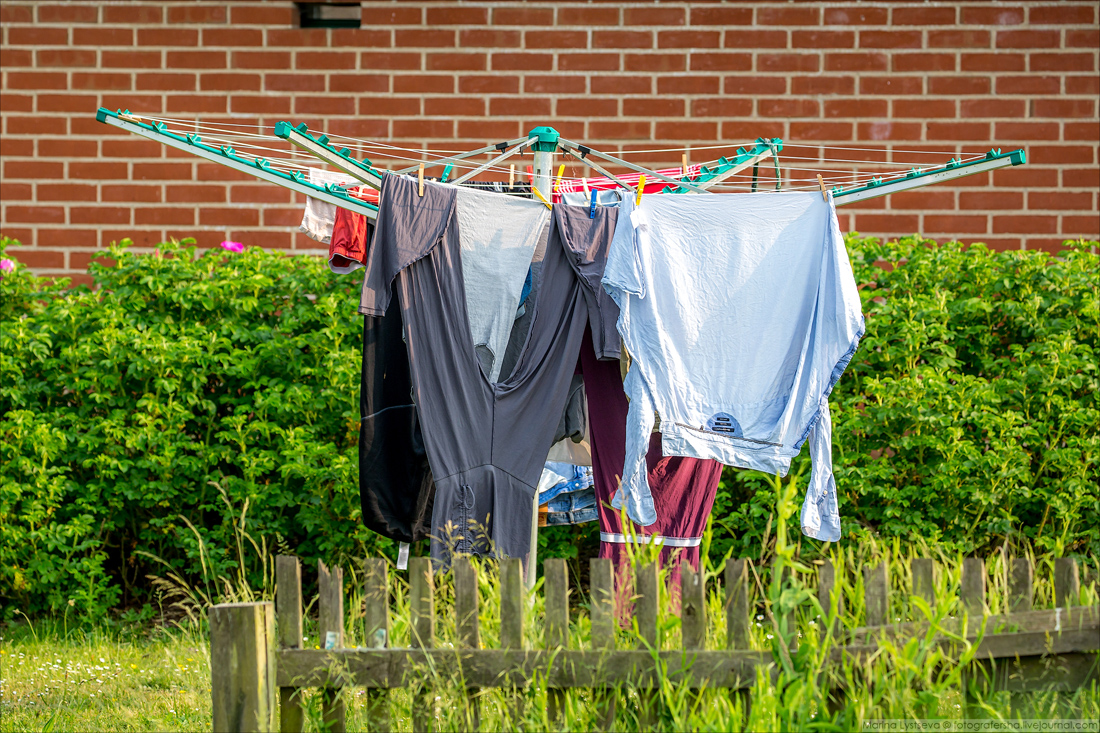 comment sécher les vêtements dans la rue idées