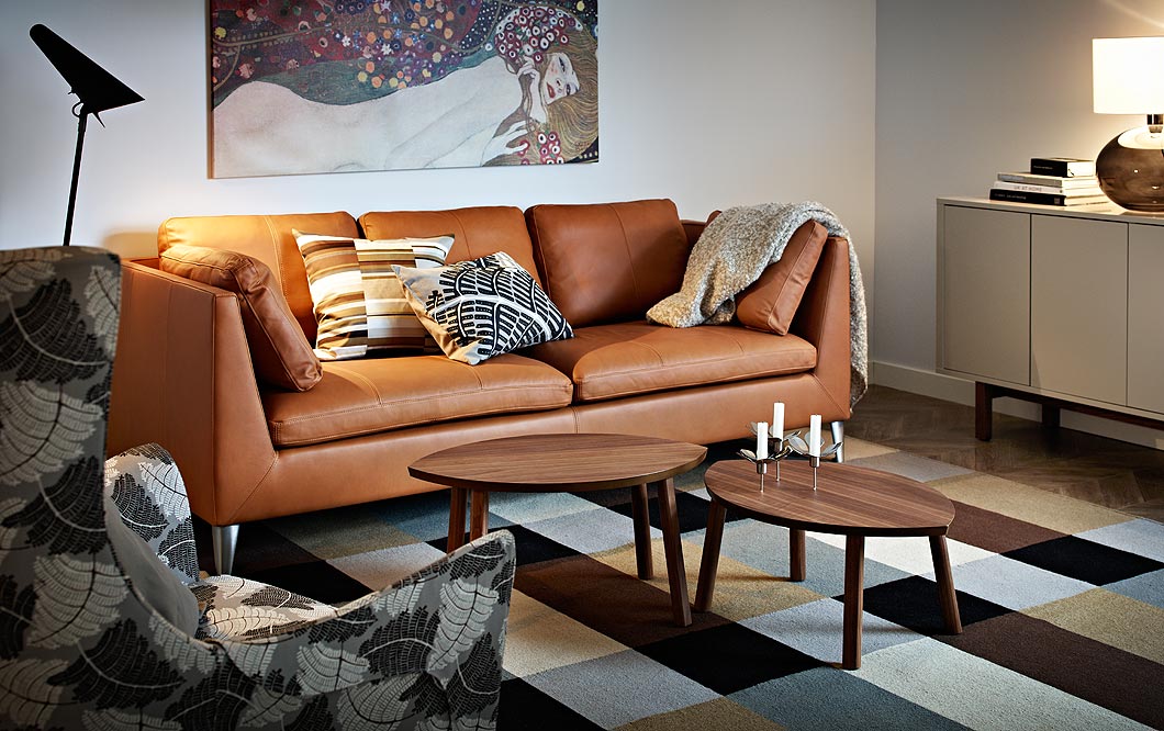 brown sofa