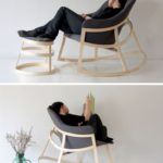 chaise à bascule vues photo