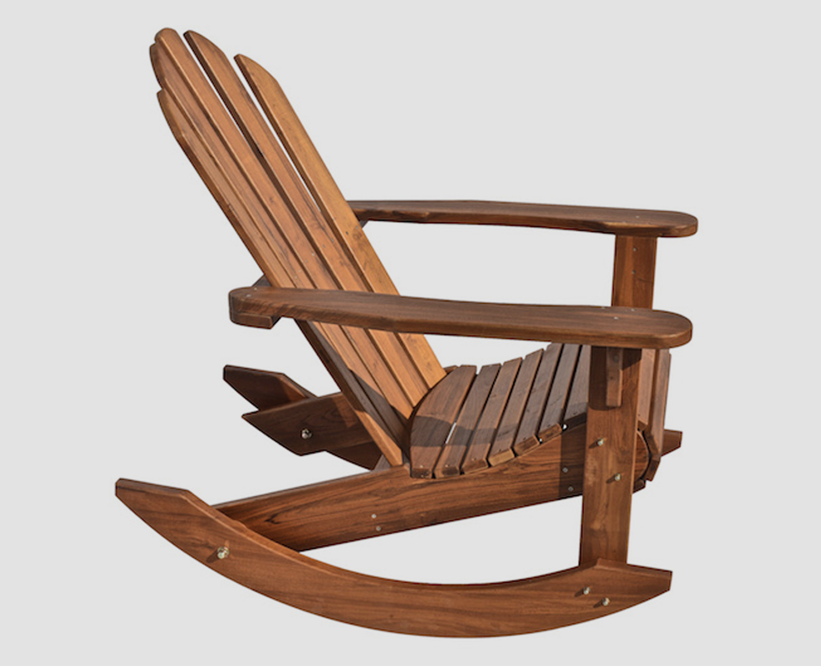 chaise à bascule en bois