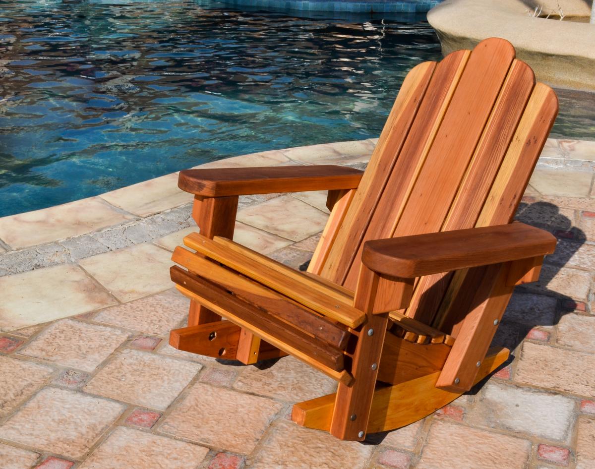 chaise à bascule en bois à faire soi-même