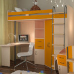 pat mansardat cu design foto zona de lucru