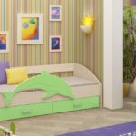Intérieur d'idées d'enfants de lit de dauphin