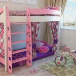 compact bunk bed for girls