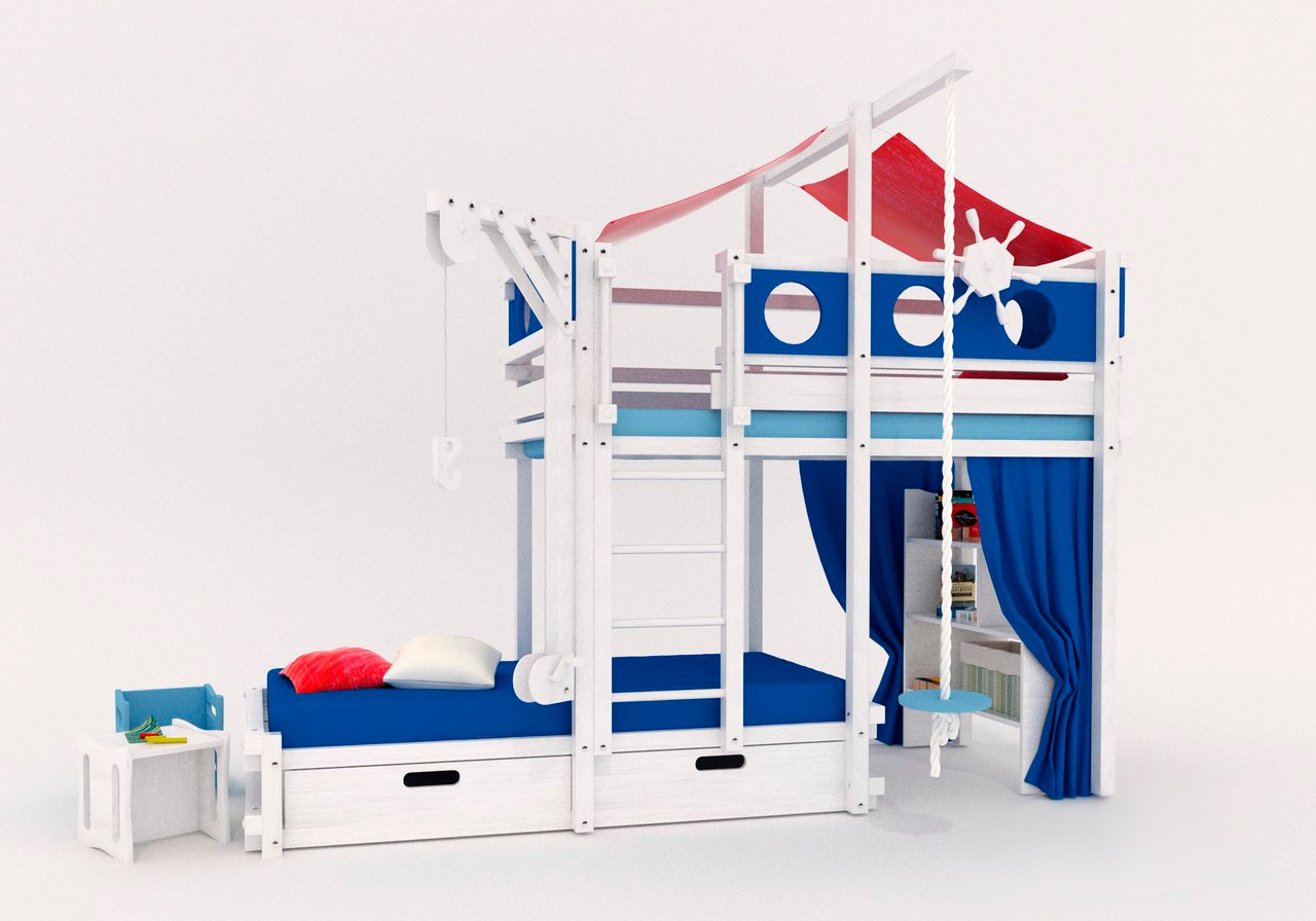 maison de lit pour enfants garçons