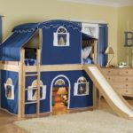 maisonnette pour enfants château bleu