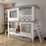 maisonnette pour enfants avec fenêtres