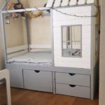 maisonnette pour enfants avec armoires