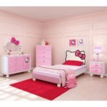 bed for a girl with kitty