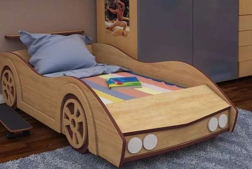 lit en bois pour garçon