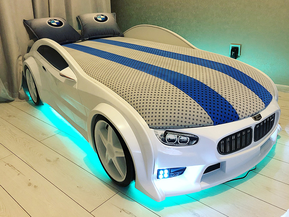 lit de voiture avec rembourrage naturel
