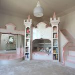 girl's castle bed