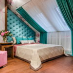 lits avec une photo de décoration de tête de lit douce