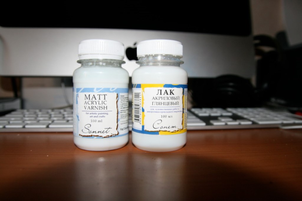 Mattlack für Glas