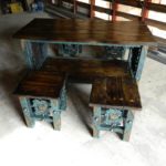 chaise de table de meubles anciens