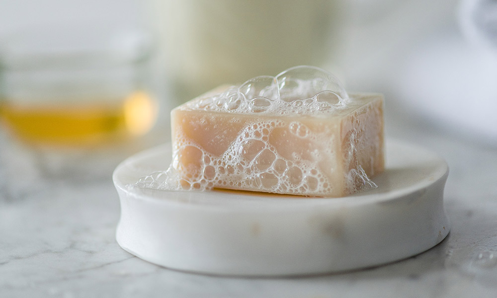 savon mousse