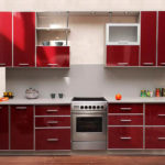 armoires murales dans les options de photo de cuisine