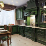armoires suspendues dans les types de photo de cuisine