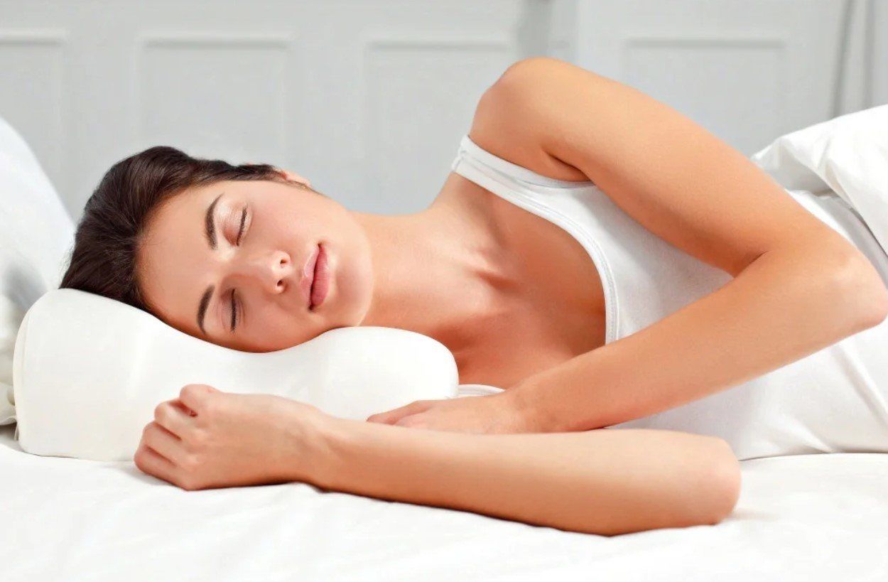 oreiller de sommeil orthopédique latéral