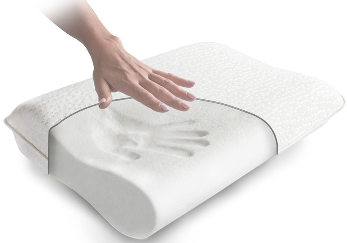 oreiller orthopédique à mémoire de forme