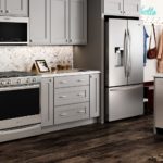 two-door refrigerator cabinet