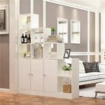 Kleiderschrank-Trennwand weiße Leiter