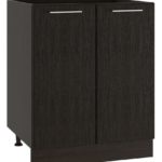 meuble lavabo noir