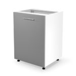 meuble lavabo gris clair