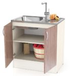 meuble évier avec panier