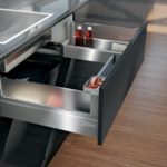 meuble lavabo en acier