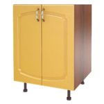 meuble lavabo jaune