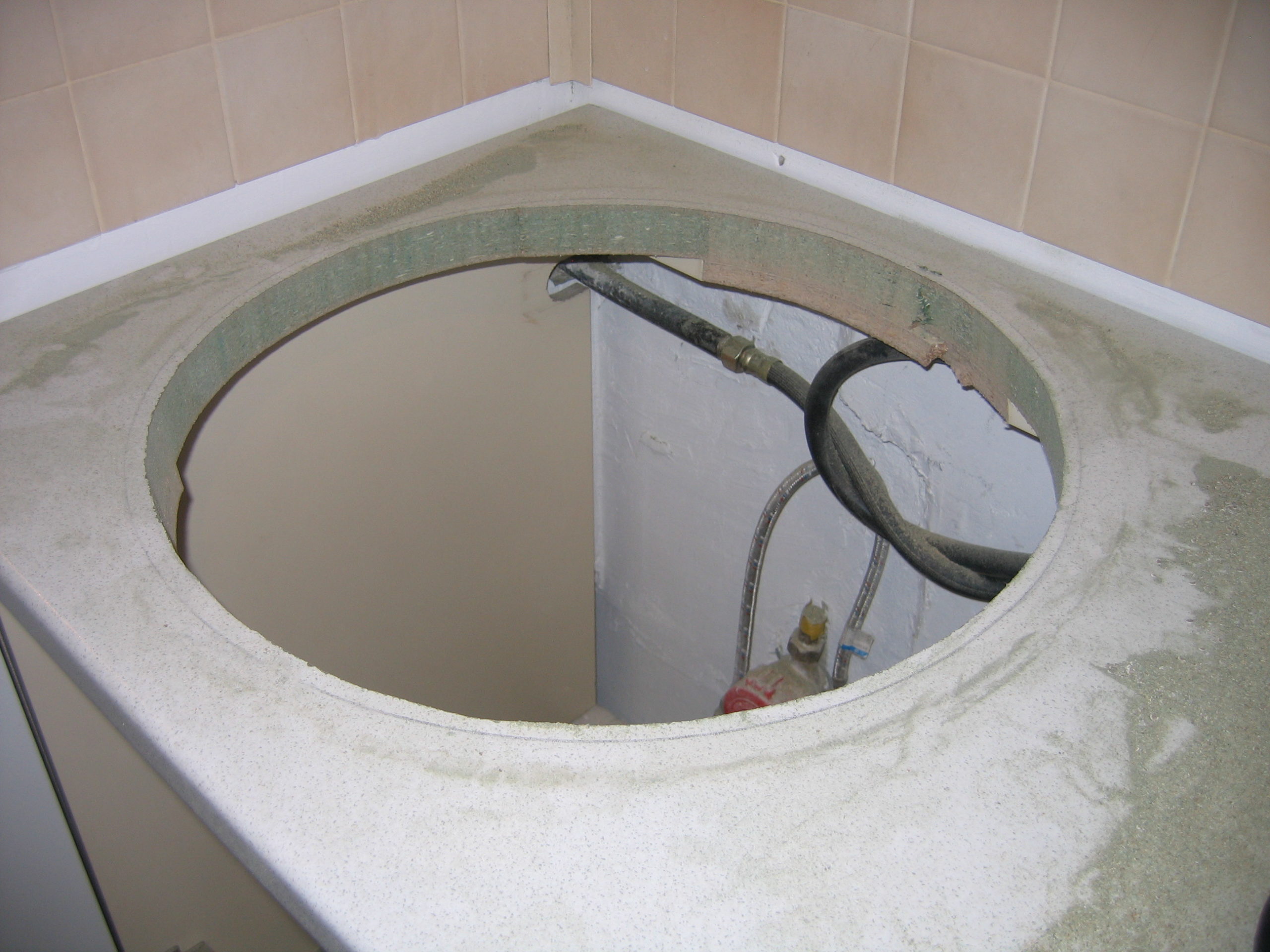 meuble sous évier à encastrer