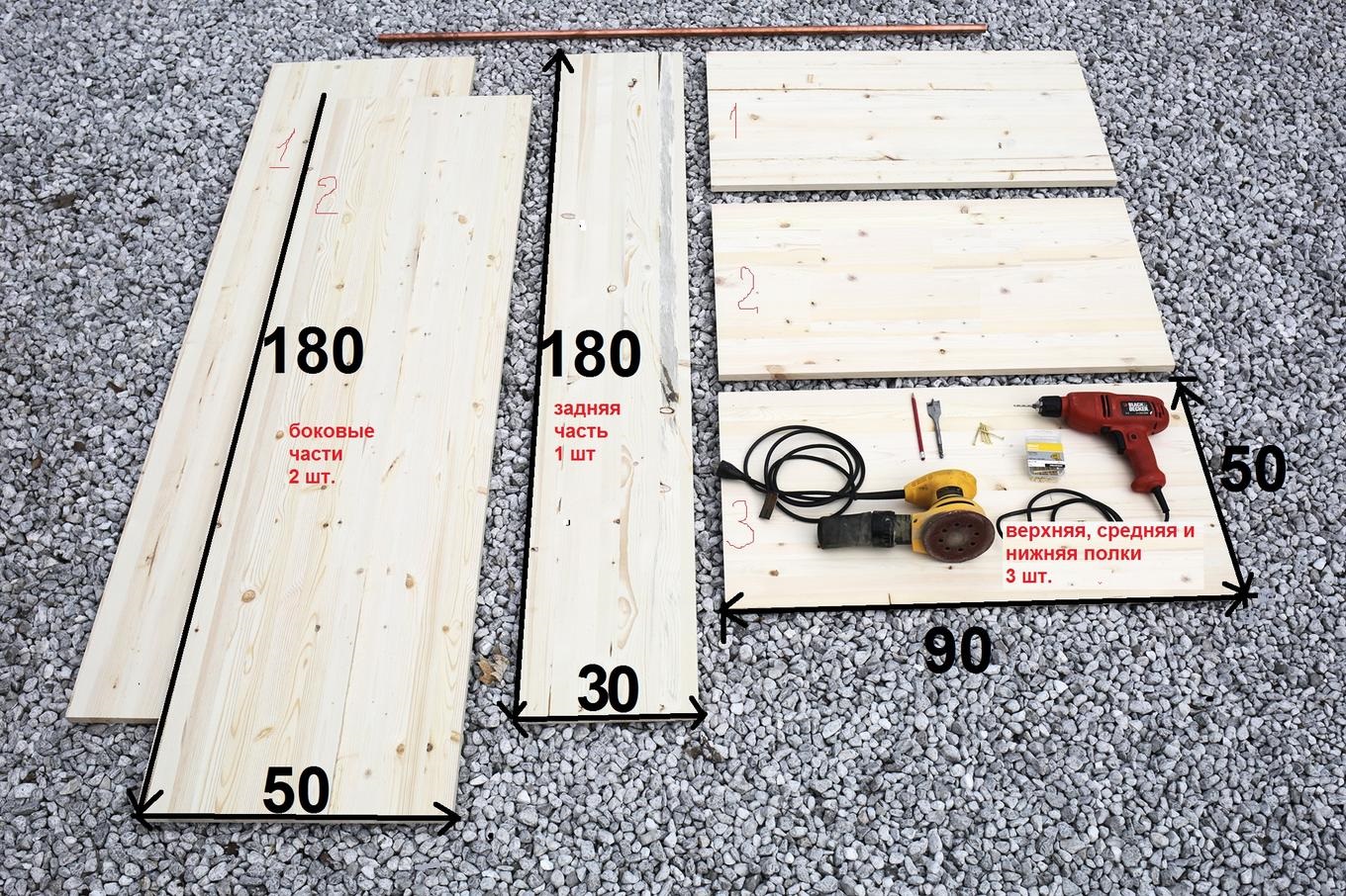 Schneidmaterial für den Schrank