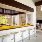 yellow countertop for kitchen