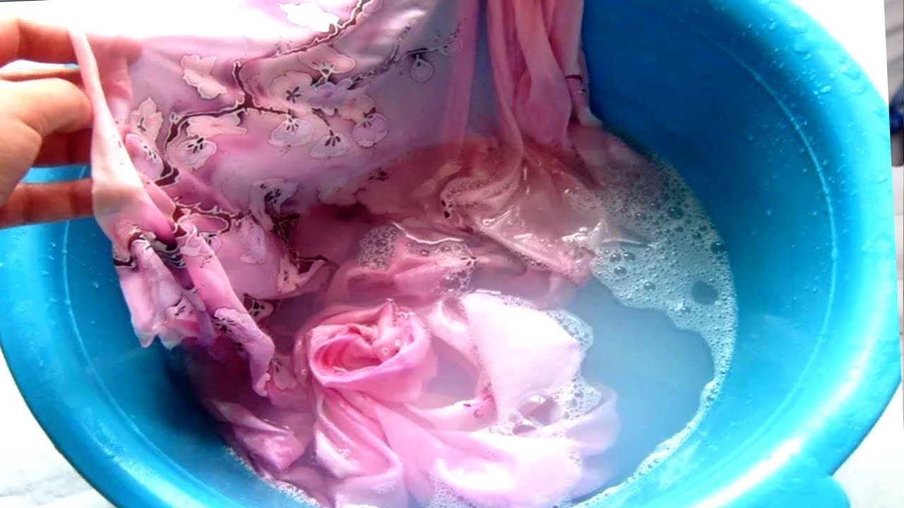lavage de la soie