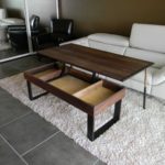 table à manger avec tiroirs