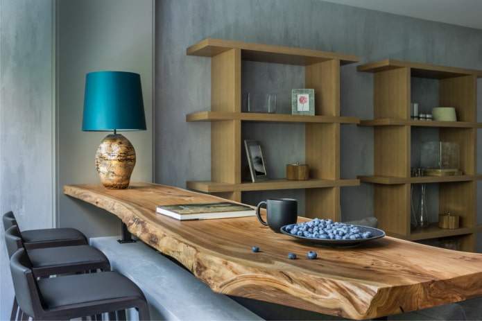 table en bois massif naturel