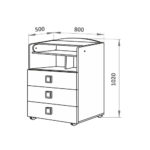 dessin de commode
