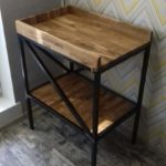 table à langer en bois
