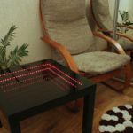 table avec effet infini dans le hall