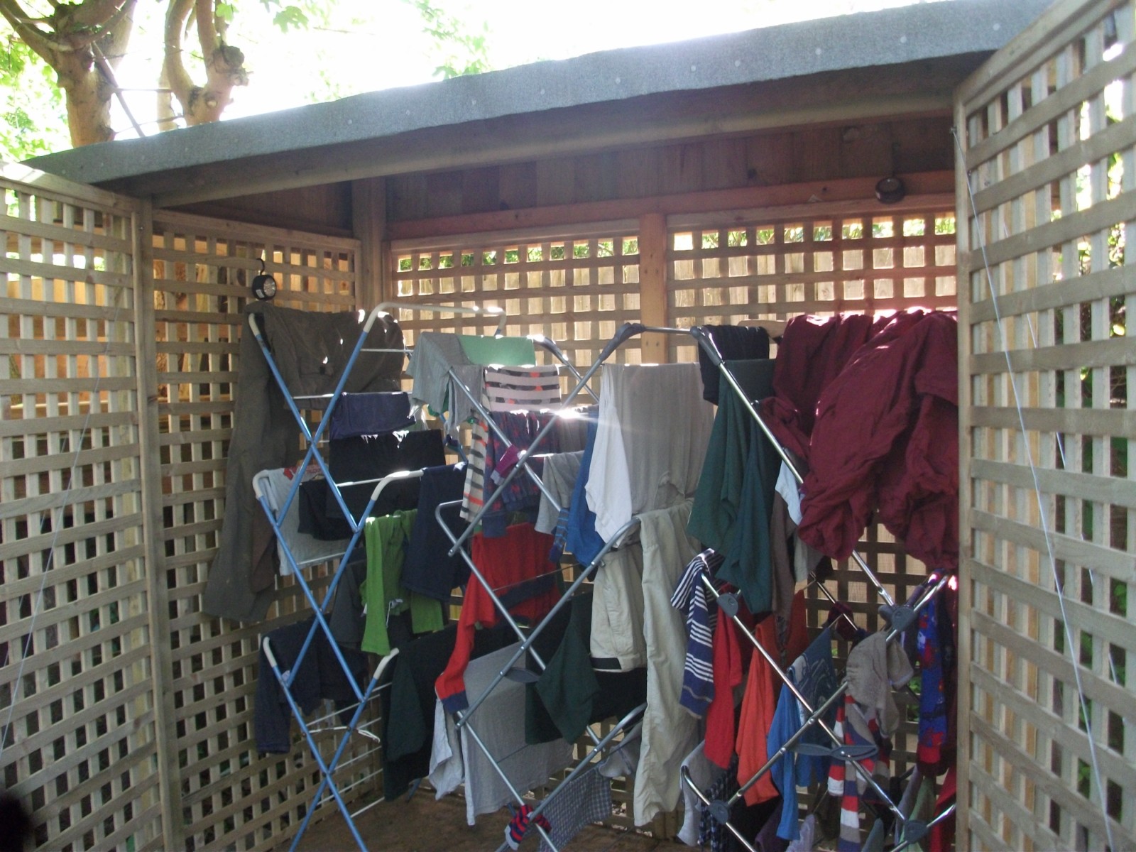 maison pour sécher les vêtements