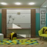 convertible bed in wardrobe