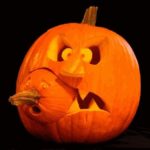 idées de photo de citrouille d'halloween