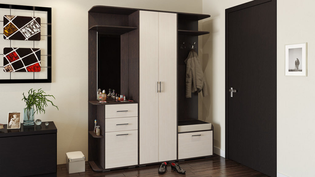 Design solutions for a narrow long corridor
