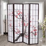 Paravent japonais sakura