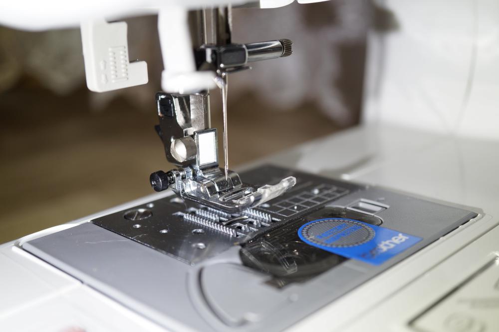 escolha as opções da máquina de costura