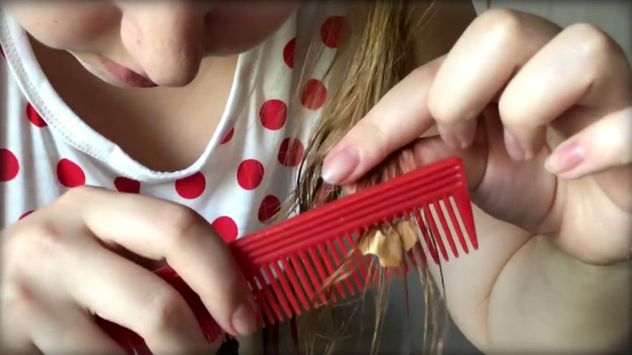 goma no cabelo do bebê